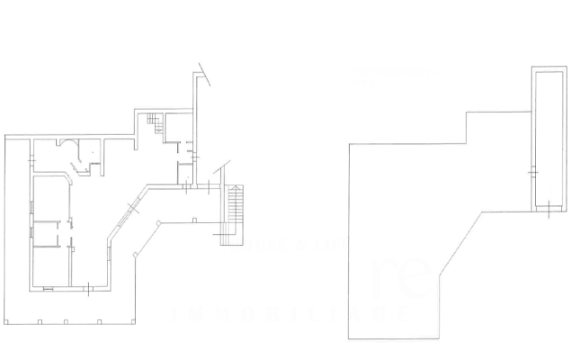 Ingrandimento planimetria piano seminterrato